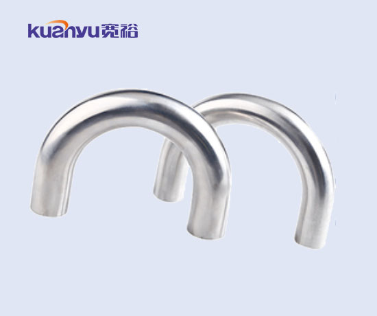 不銹鋼衛生級焊接180°彎頭配圖